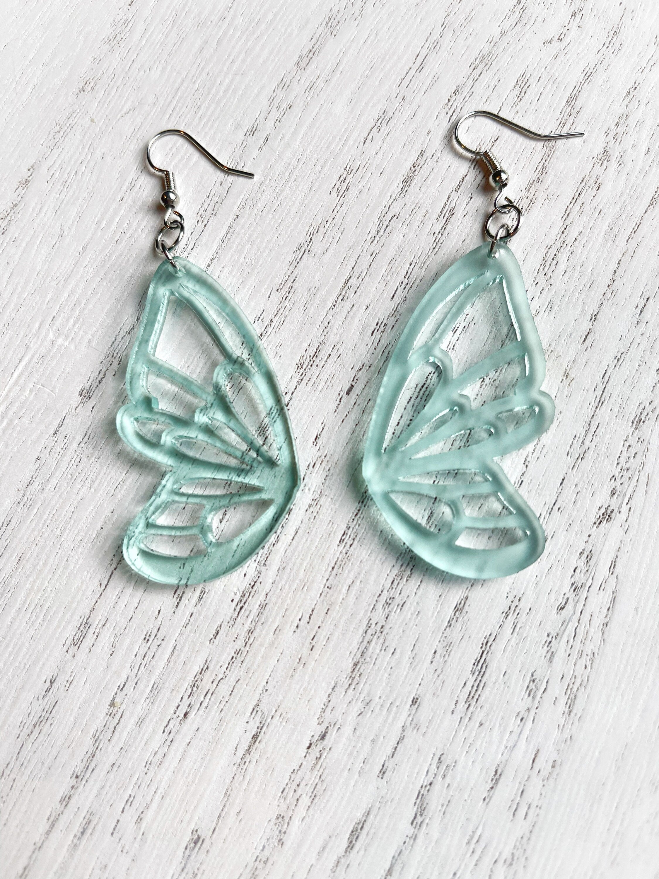 Butterfly Wings // American Turquoise + Sunset Moth Wing Drop Earrings –  Prairie Sky Jewelry Co